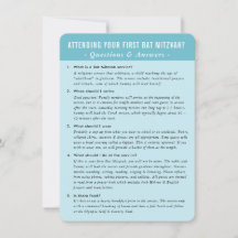 BAT MITZVAH servicefrågor och svar