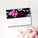 Bat mitzvah Shock rosa Neon Thated OSA Tilläggskort<br><div class="desc">Vi är glada över att kunna presentera vår moderna kalligrafi, nyinspirerad svit för en glöd Pub eller Bat mitzvah! Den här roligten innehåller allt du behöver, från blöjor och pappert tallrikar till välkomstskylt och mycket annat. Om du har några frågor eller behöver hjälp med att anpassa dig, skicka bara ett...</div>