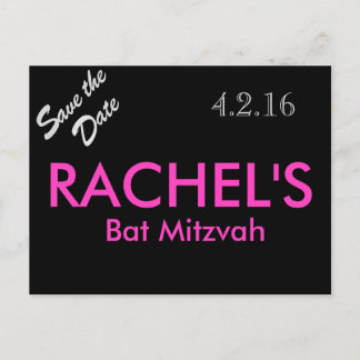 Bat Mitzvah Spara datum vykort