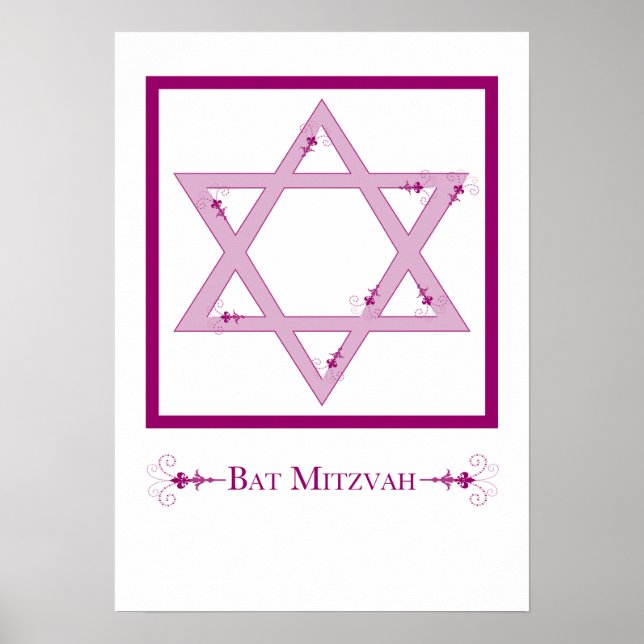 bat mitzvah (stjärnan för elegans) poster (Framsidan)