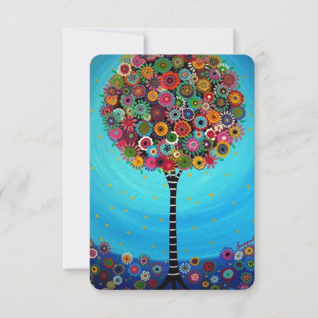 Bat mitzvah svarskort för osa Pub (Framsida)