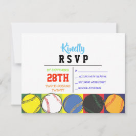 Bat mitzvah svarskort från Retro Baseball Thned Pu OSA Kort
