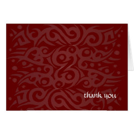 BAT MITZVAH tackkort för TRIBAL DESIGN Pub Hälsningskort