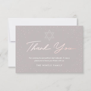 Bat mitzvah Tackkort Tack Kort