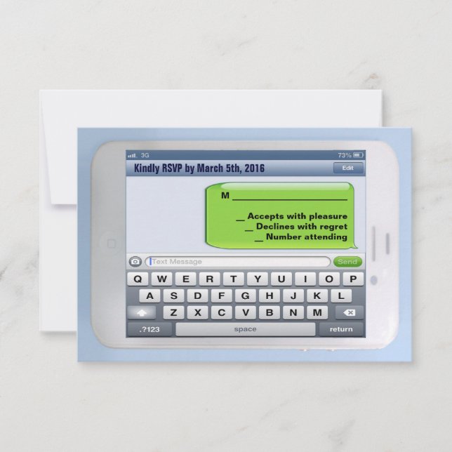 BAT MITZVAH TEXTER Pub-svarskort OSA Kort (Framsida)