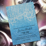 Bat mitzvah turkos Blue White Extra Sparkly Inbjudningar<br><div class="desc">Bat mitzvah turkos Blue White Extra Sparkly Pub Mitzvah och Bat mitzvah inbjudan är designade av Umua. Tryckt och avsänt av Zazzle eller dess partner.</div>