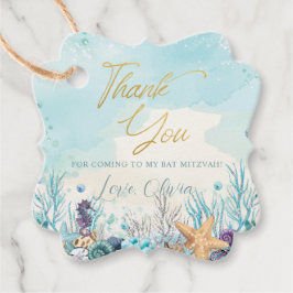 Bat mitzvah under havsbottnens havsfågeldag gåvor etiketter