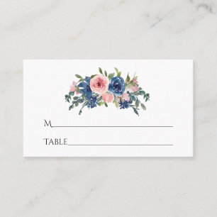 Bat mitzvah vattenfärgsflotta och  Blommigt Placeringskort