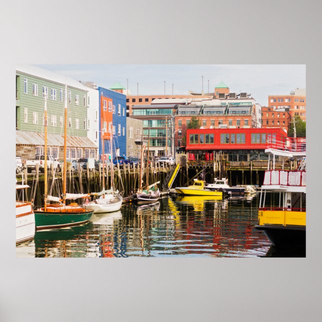 Båt, mognat | Portland, Maine Poster (Framsidan)