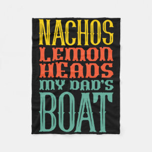 Båt Nachos Lemon överhuvud Mitt Pappa Boat R Fleecefilt