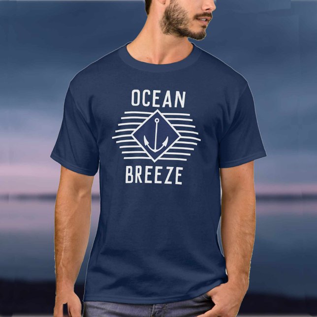 Båt Namn på en segelbesättning T Shirt (Skapare uppladdad)