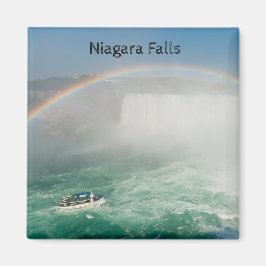Båt och hästskoformade fallen från Niagarafallen Magnet