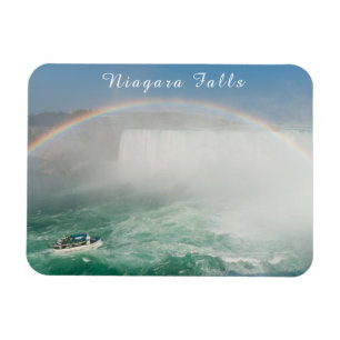 Båt och Horseshoe Falls från Niagarafallen Magnet