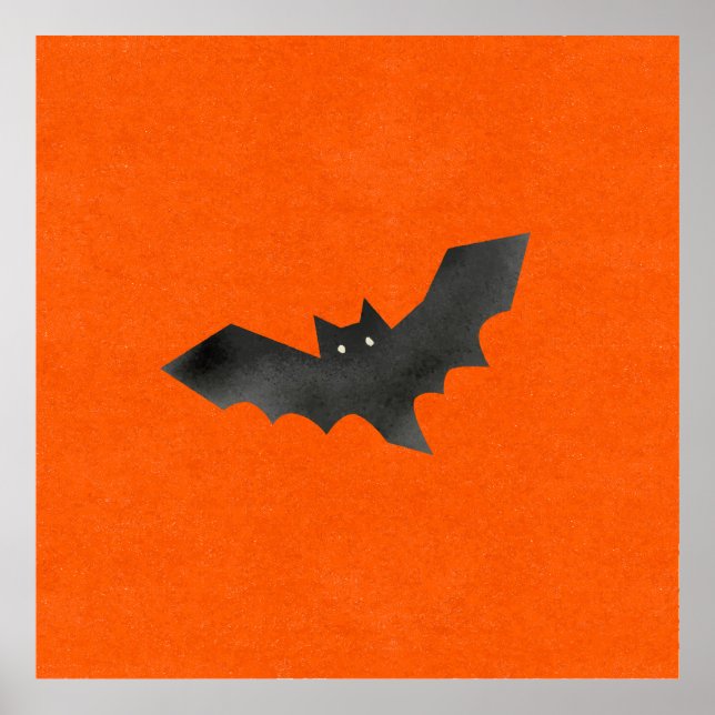 Bat Poster – Dark Atmospheric Design (Framsidan)