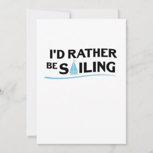 Båt Sailing Gift Heartslag Funny Sailboat