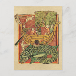 Båt Shipwreckon a Whale Vykort