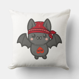Bat to the Bone Pillow Kudde