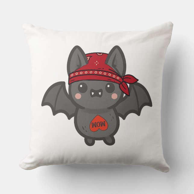Bat to the Bone Pillow Kudde (Framsida)