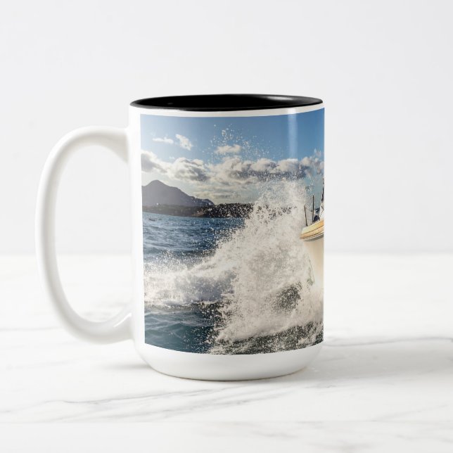 båt Två-Tonad mugg (Vänster)
