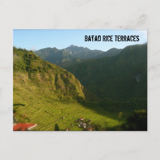 Batad Ris Terraces Vykort (Framsida)
