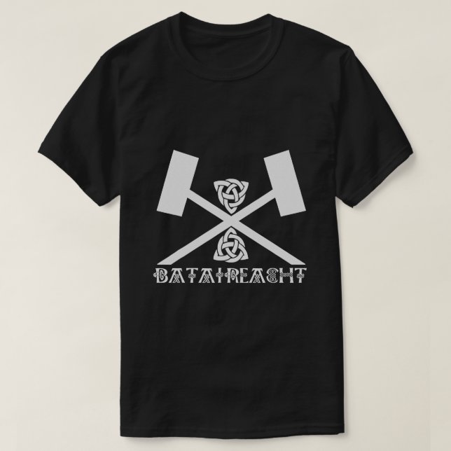 Bataireacht Irish Stick Fighting Ireland Martial T Shirt (Design framsida)