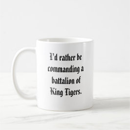Bataljonkommendörkapten - kungtiger kaffemugg