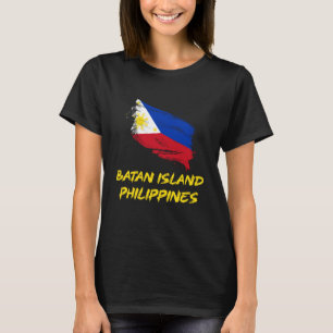 Batan Island Filippinerna PR filippinsk arv Flagga T Shirt