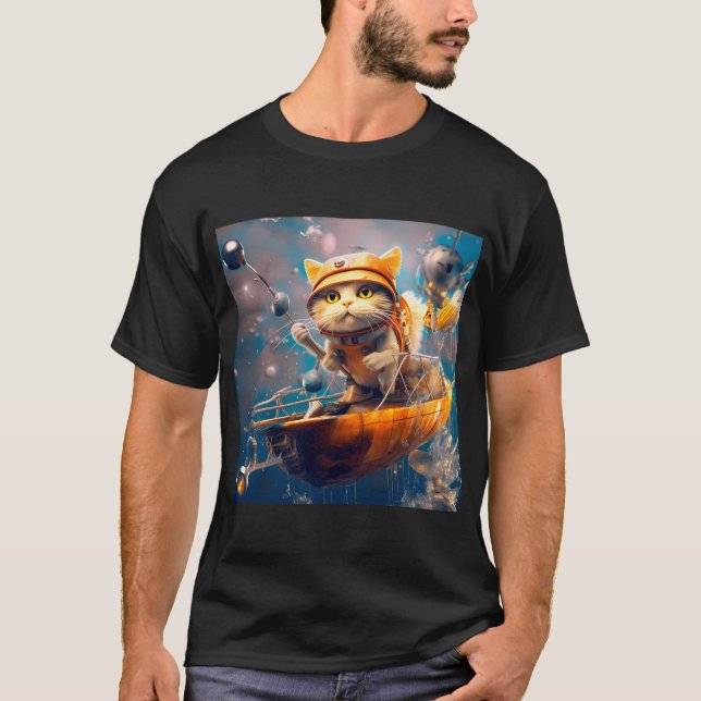 Båtande Kitty T Shirt (Framsida)