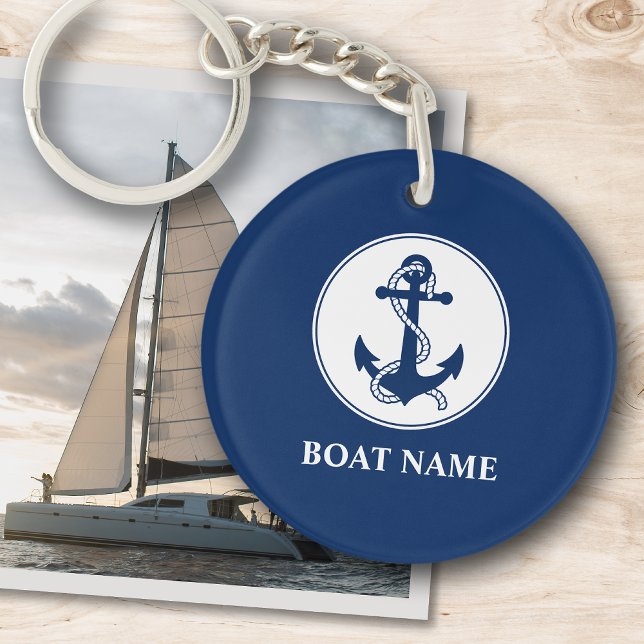 Båtankaren Namn och Rope Navy Blue 2 Side (Skapare uppladdad)