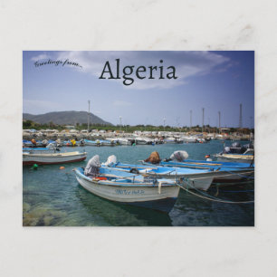Båtar i Béjaïa Algeriet Vykort