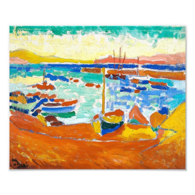 Båtar i Collioure | Andre Derain | Fototryck (Framsidan)