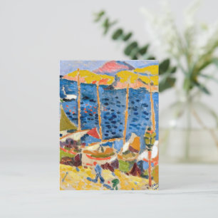Båtar i Collioures hamn   Andre Derain   Vykort
