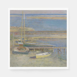 Båtar i landning (New England Ligcape) Pappersservett