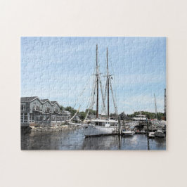 Båtar i Maine Harbour Pussel