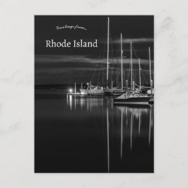 Båtar i norra Kingstown Rhode island Vykort