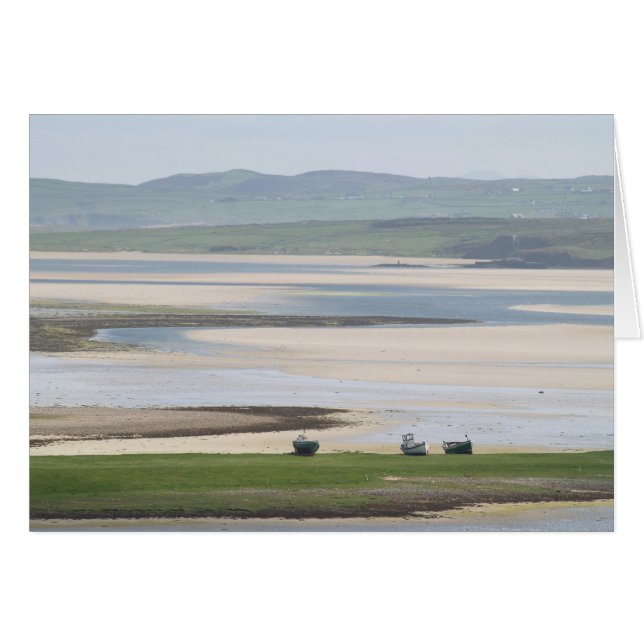 BÅTAR I REST HÄLSNINGSKORT (Framsidan Horizontal)