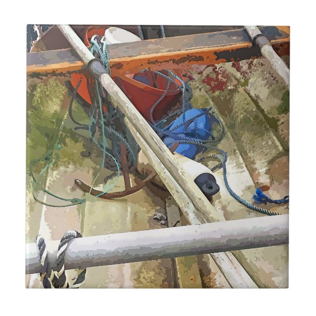 BÅTAR KAKELPLATTA (Framsidan)