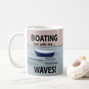 Båtar med Roligt av segling med Vinkara båtar Kaffemugg