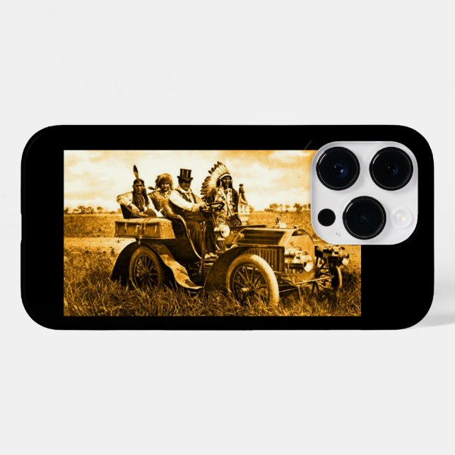 BÅTAR OCH GERONIMO SOM KÖR EN MOTORBIL (Baksida (horisontell))