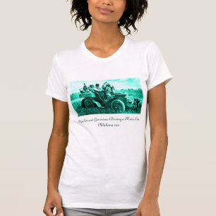 BÅTAR OCH GERONIMO SOM KÖR EN MOTORBIL T-SHIRT