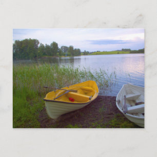 Båtar och Sjö Vykort