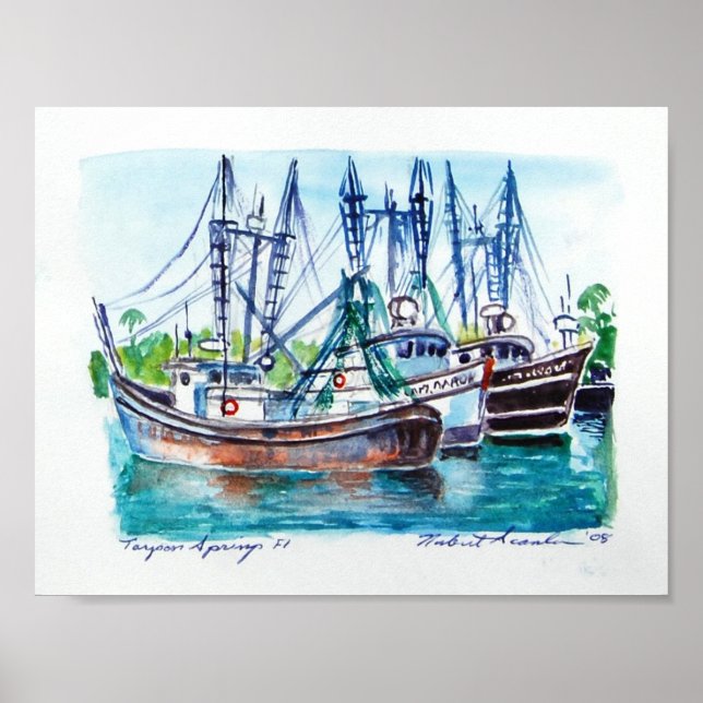 Båtar Poster (Framsidan)