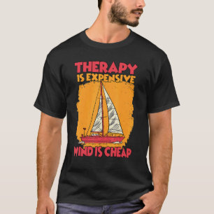 Båtar som seglar Resa för sjömän som seglar Nål T Shirt