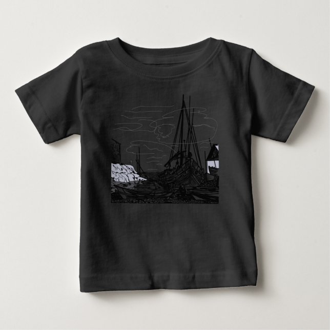 Båtar till havs tröja (Framsida)