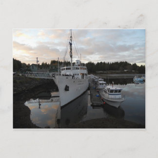 Båtar vid Dock Vykort