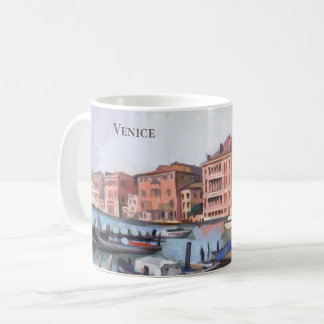 Båtar vid storkanalen - Venedig, Italien Kaffe Mug Kaffemugg
