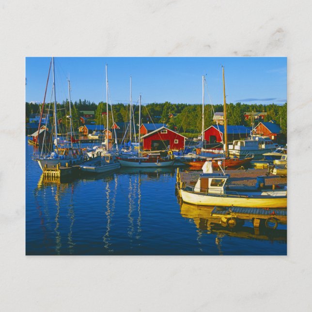 Båtar Vykort (Framsida)