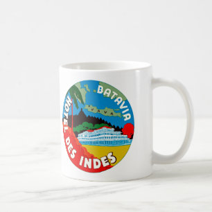 Batavia hotellDes Indies Kaffemugg