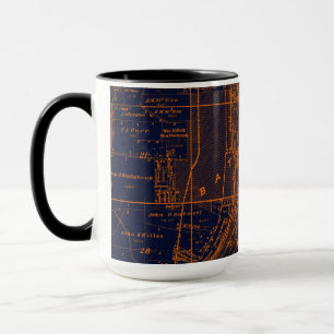 BATAVIA ILLINOIS 1871 KARTA FOX RIVER VALLEY MUGG