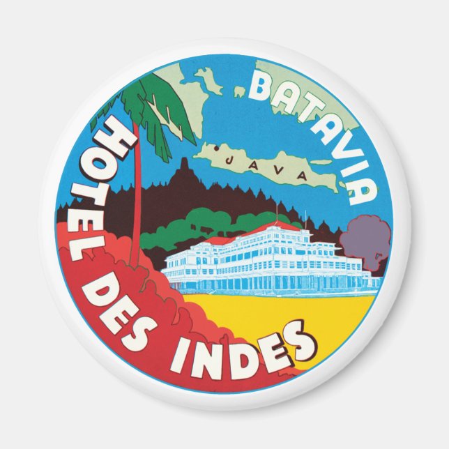 BataviaHotelJava Magnet (Framsidan)